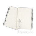 PP Copertura glassata Eye-Protection Spiral Grid Lines Notebook